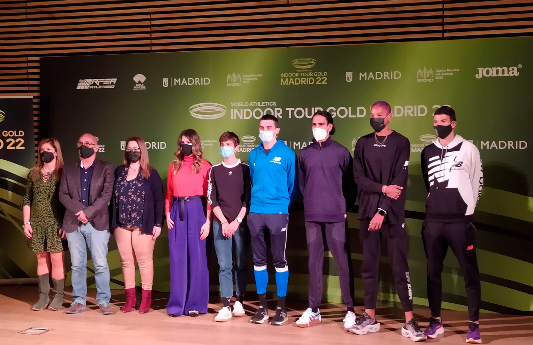 Presentación del World Indoor Tour Madrid 2022.