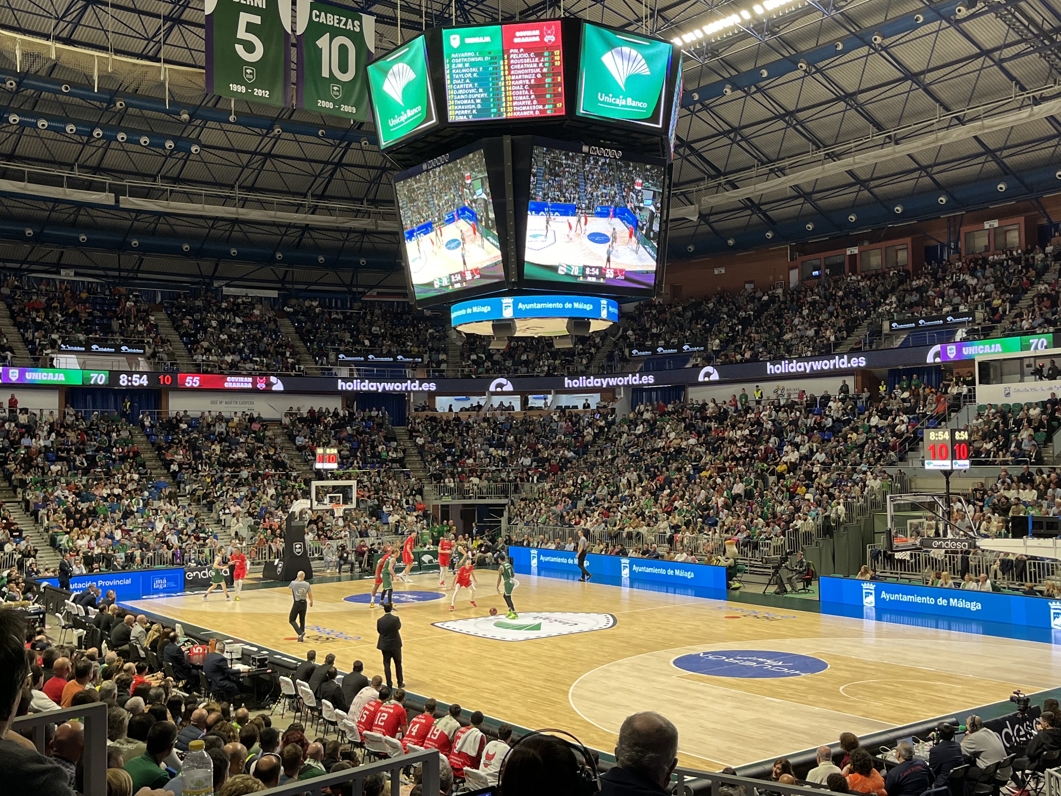 Covirán vuelve a no comparecer en el Carpena (Unicaja de Málaga 92-70 Covirán Granada)